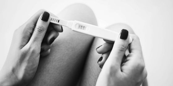 pregnancy test result