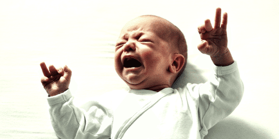 baby with colic