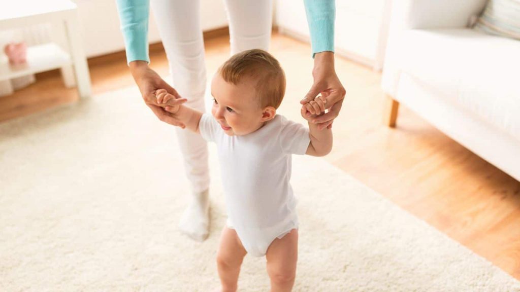 encourage your baby to walk