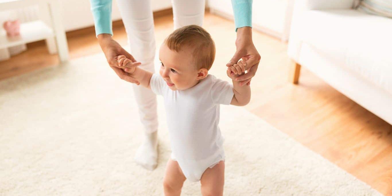 encourage your baby to walk